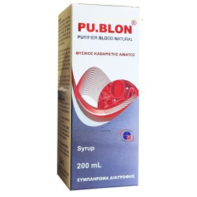 Medichrom Pu.Blon Purifier Blood Natural Συμπλήρωμα Διατροφής που Δρα σαν Φυσικός Καθαριστής Αίματος 200ml